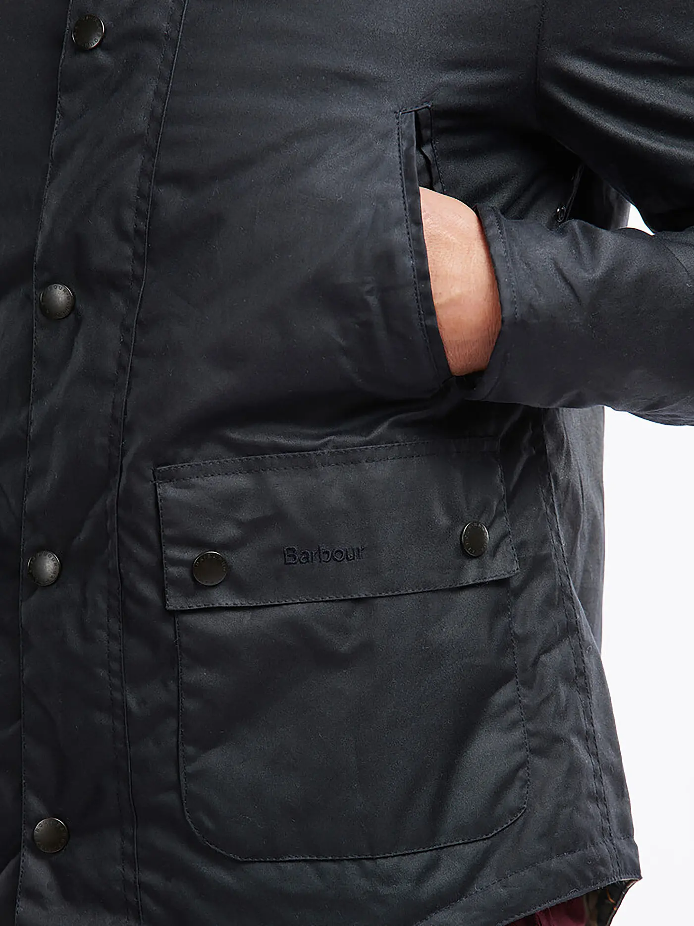 BARBOUR | Jacke REELIN WAX | blau